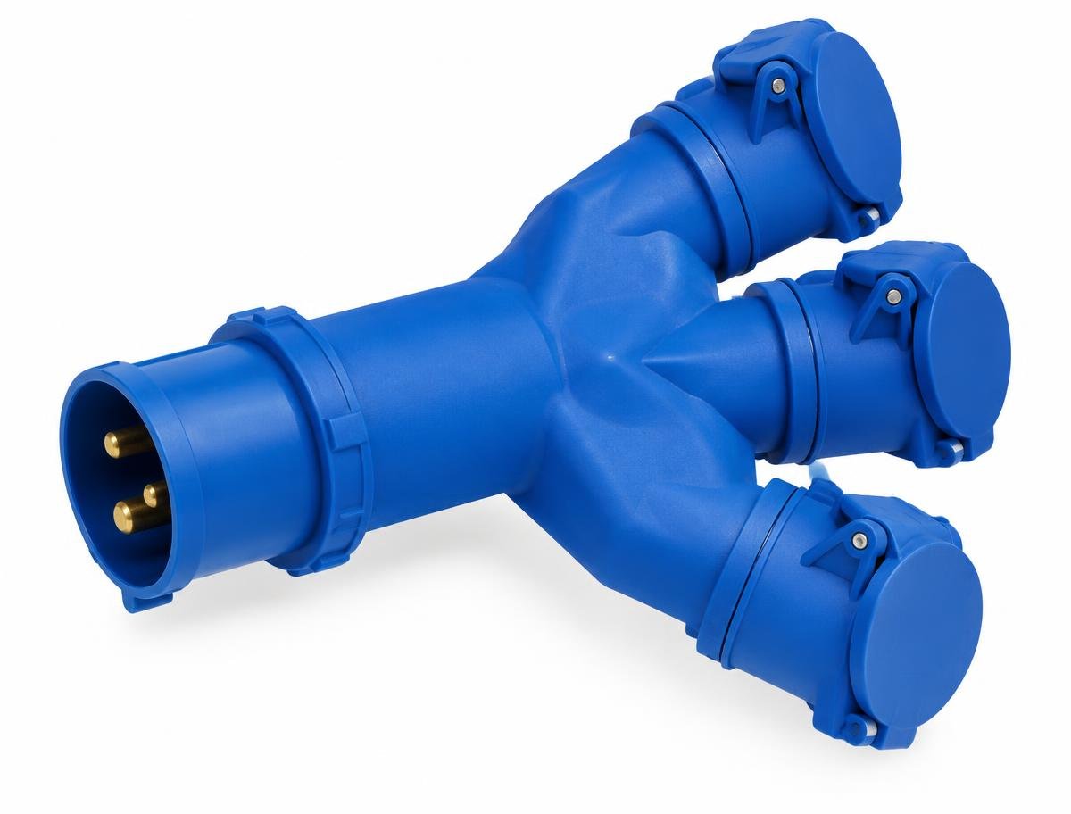 2-Way / 3-Way Extension Plug — Industrial Plugs & Sockets supplied by Skyline