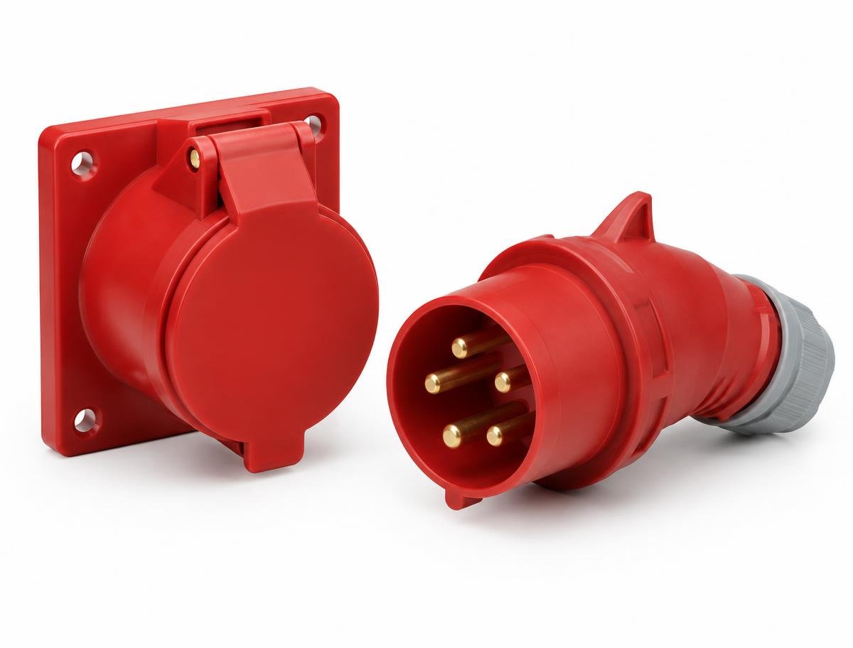 Wall Type Socket & Plug — Industrial Plugs & Sockets supplied by Skyline